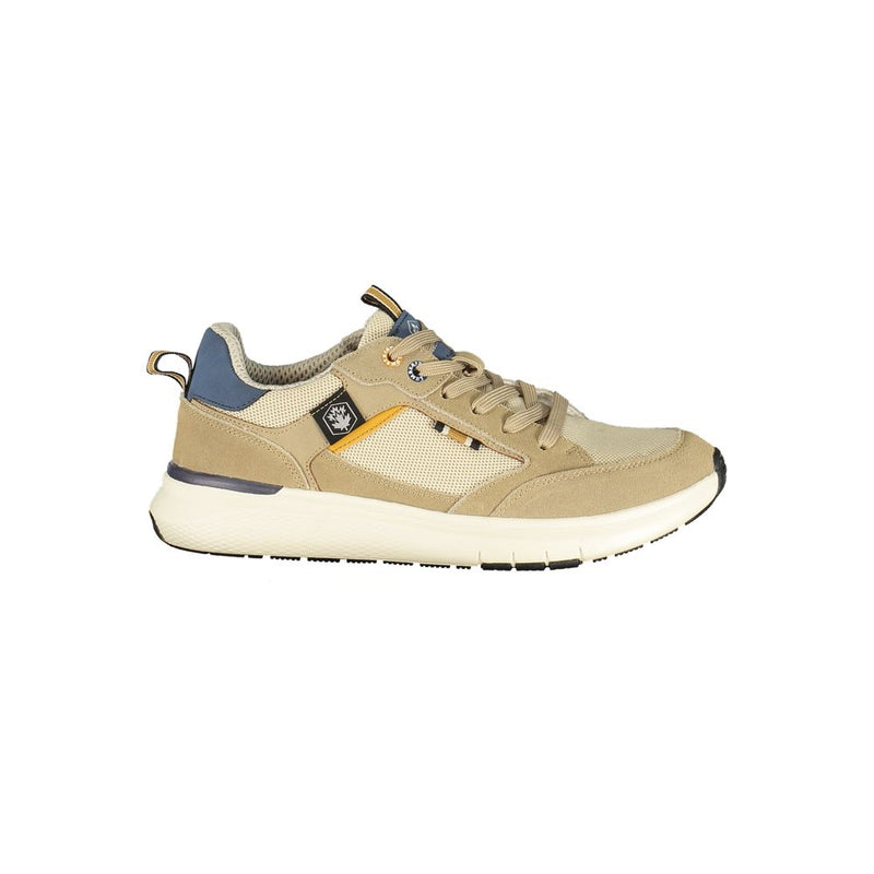 Lumberjack Beige Polyester Men Sneaker - Stylish Comfort