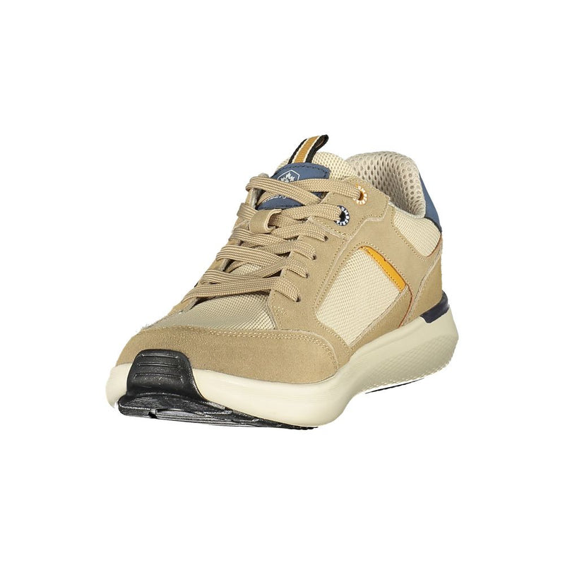 Lumberjack Beige Polyester Men Sneaker - Stylish Comfort