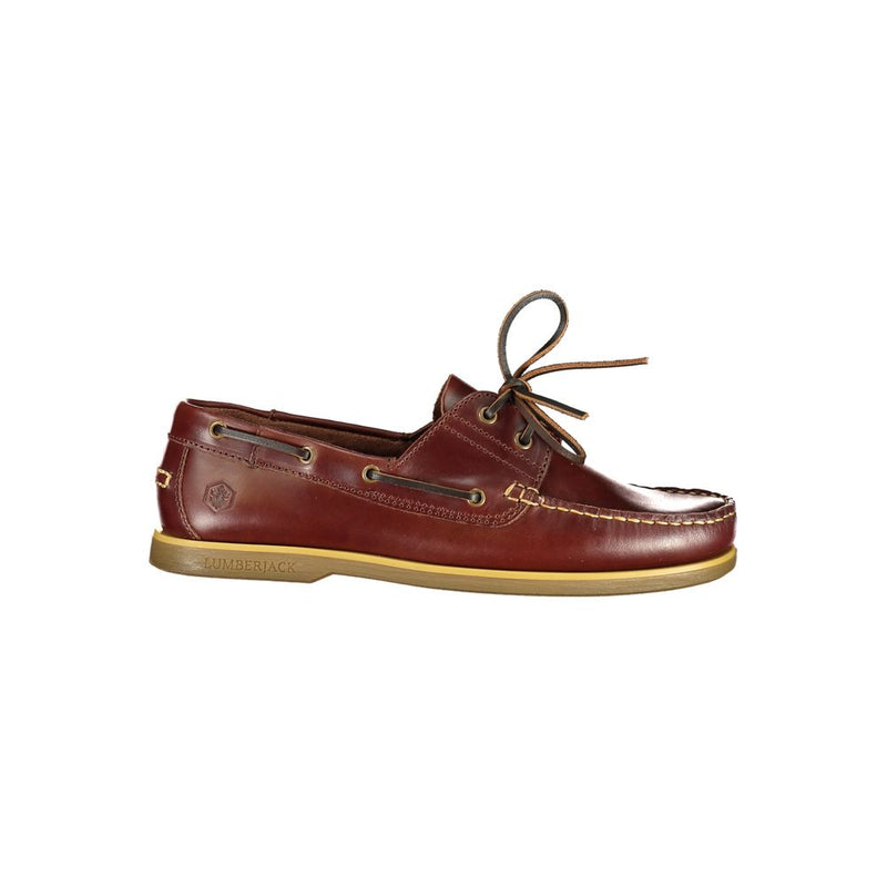 Chaussures classiques pour homme en cuir marron Lumberjack