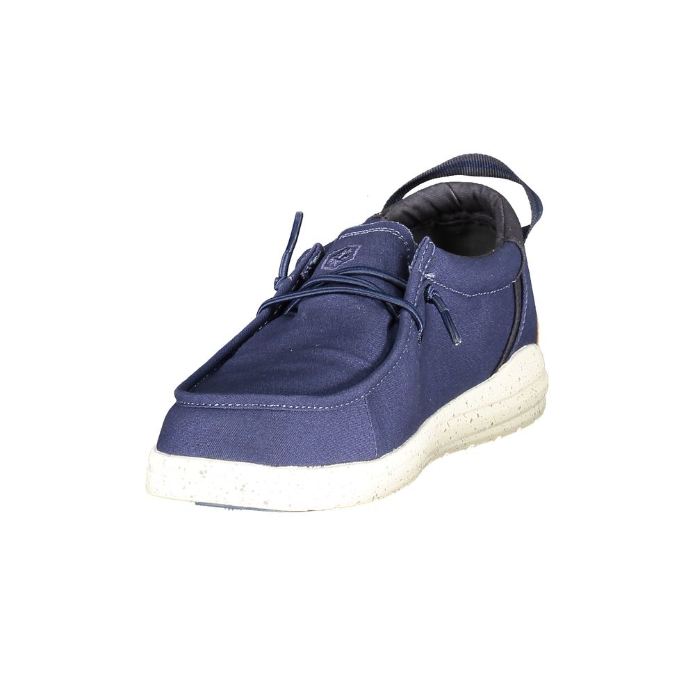 Lumberjack Blue Polyester Men Classic Moccasin