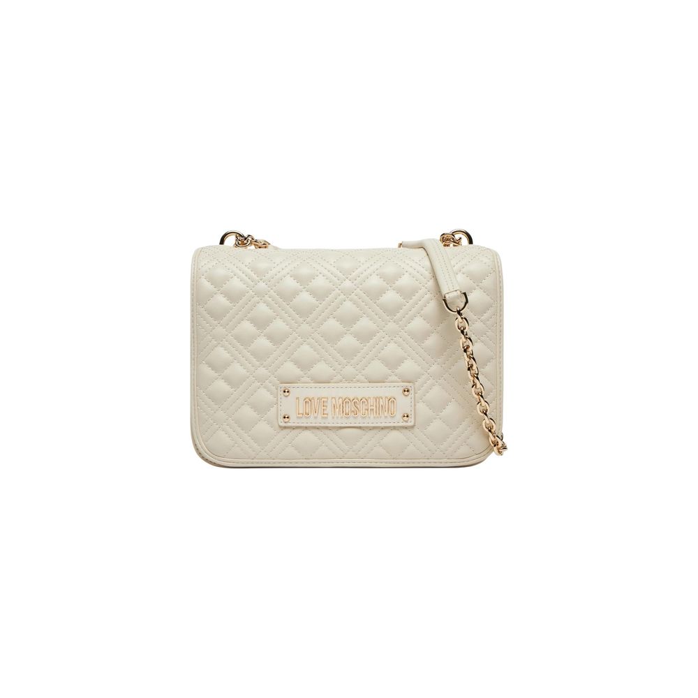 Love Moschino QUILTED PU JC4000PP1 Beige Handbag
