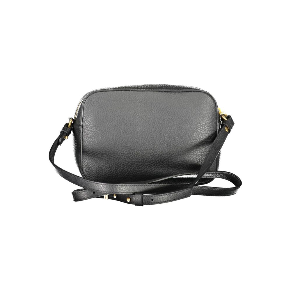 Sac bandoulière femme Coccinelle en cuir noir
