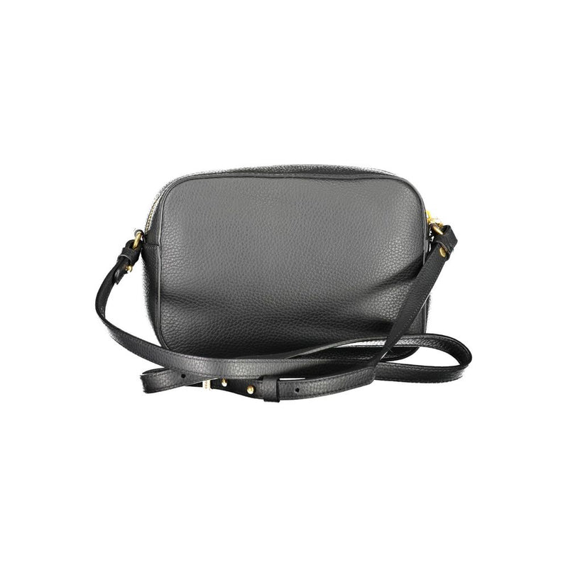 Sac bandoulière femme Coccinelle en cuir noir