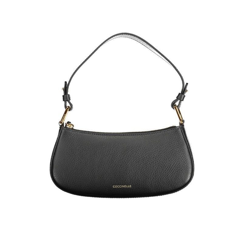 Coccinelle Black Leather Women Handbag - Elegant and Versatile