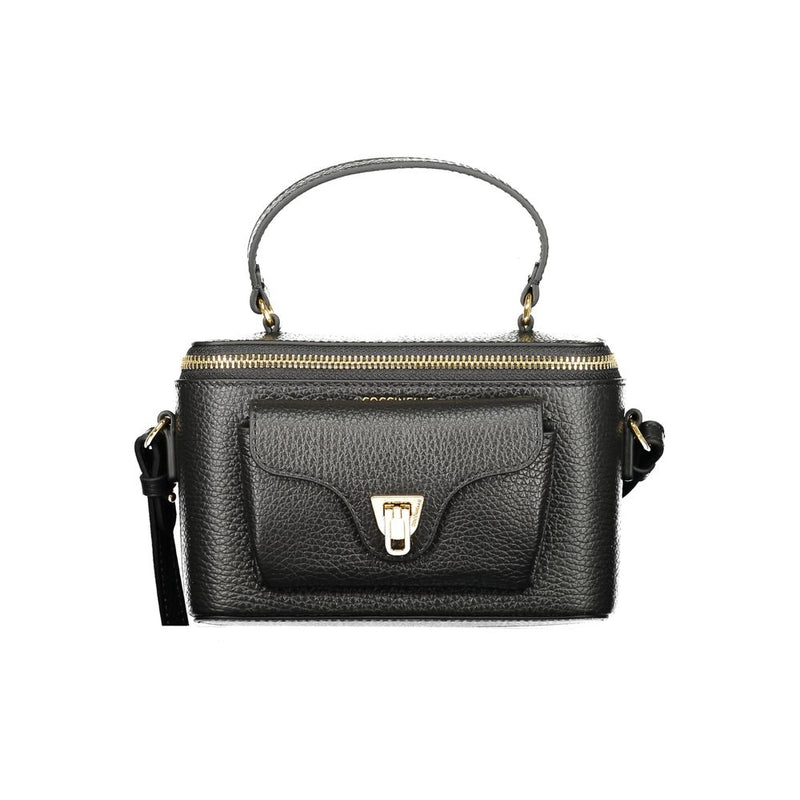Sac à main Coccinelle en cuir noir pour femme