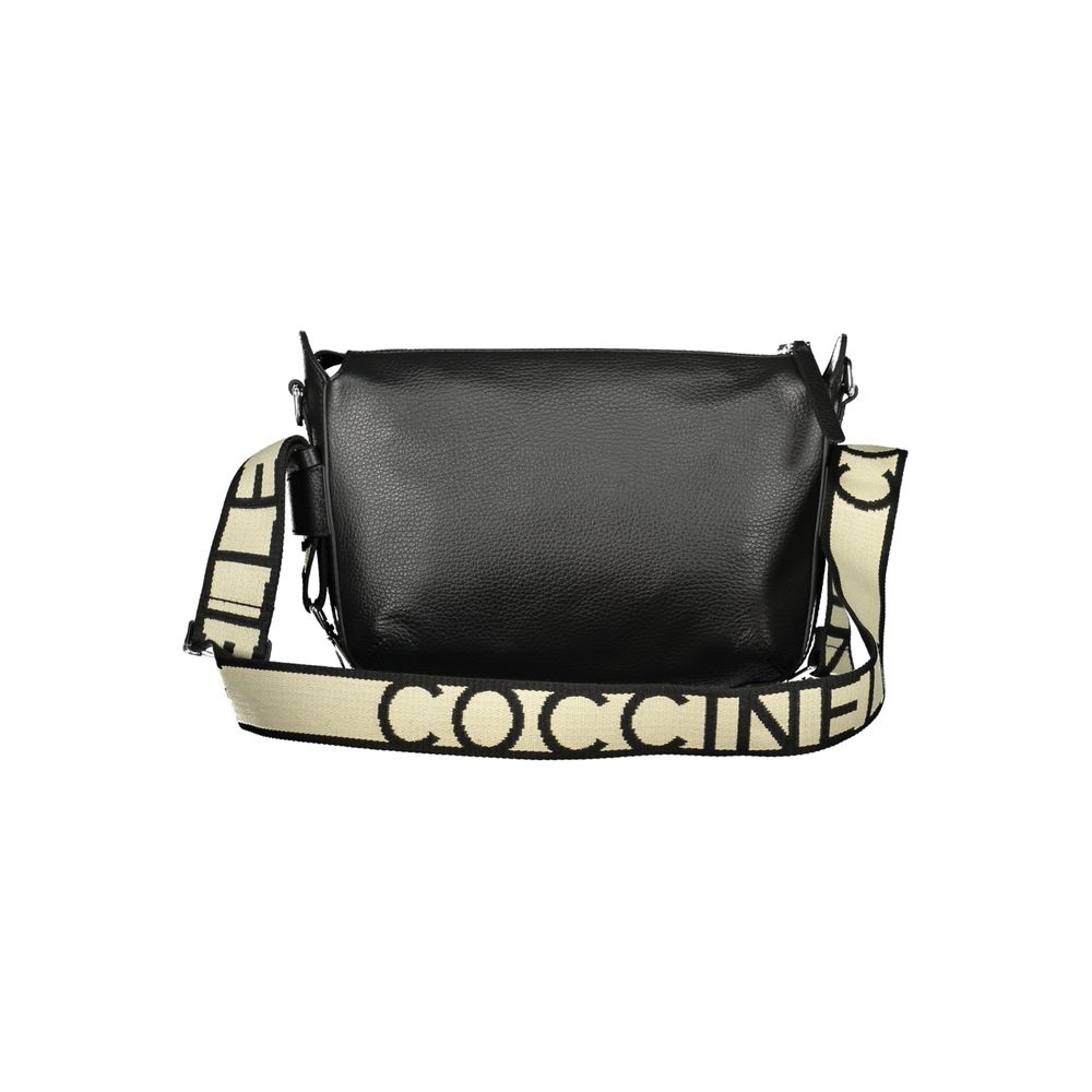 Coccinelle Nero Pelle Women Handbag - Elegant Italian Design