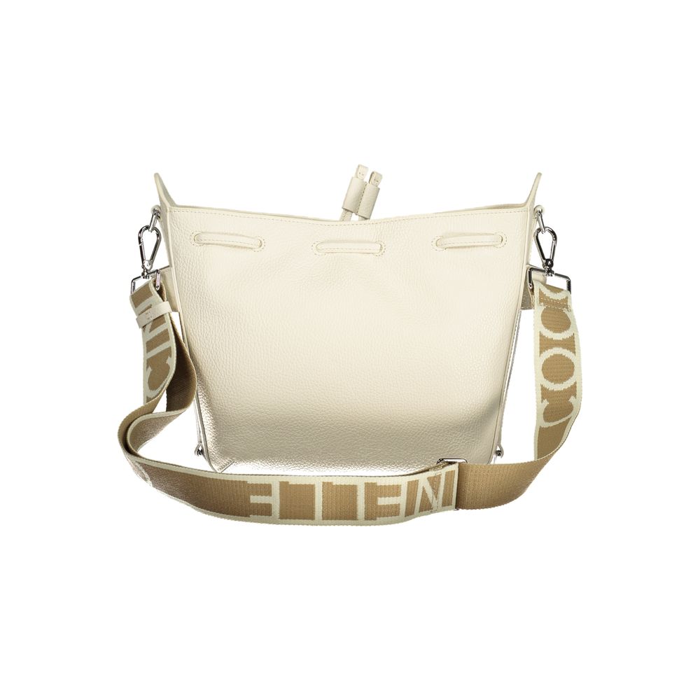 Coccinelle Bianco White Leather Handbag for Women