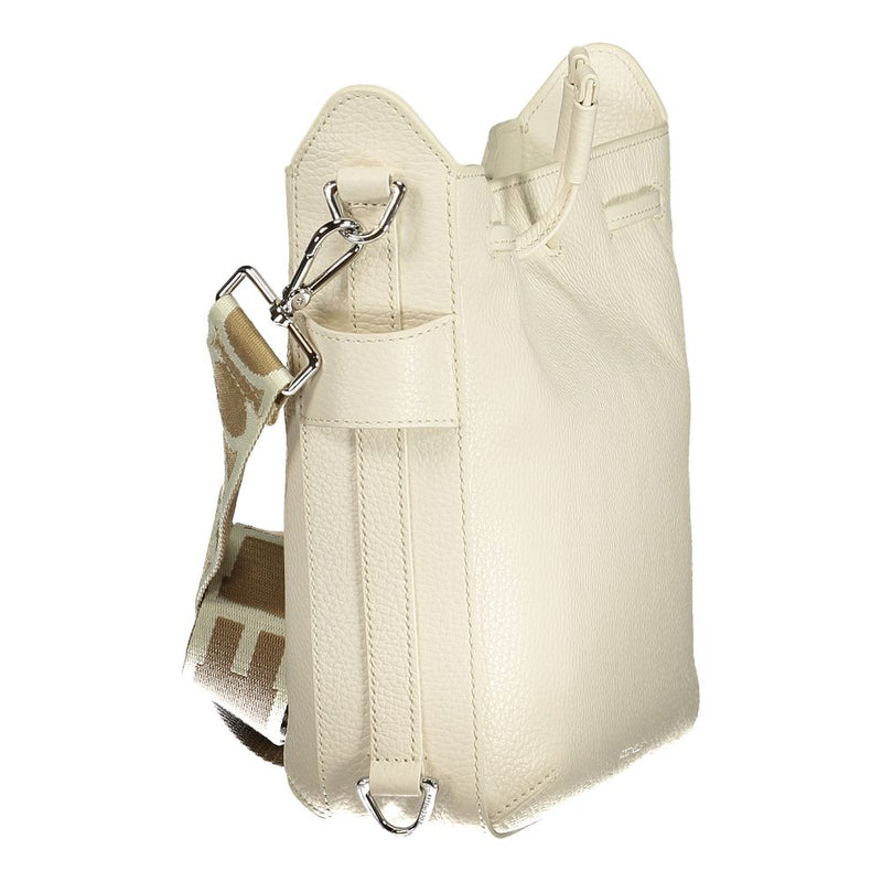 Coccinelle Bianco White Leather Handbag for Women