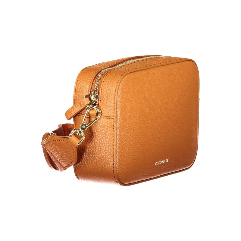 Coccinelle Arancione Leather Handbag for Women