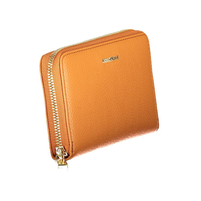 Coccinelle Arancione Leather Women Wallet - Stylish & Functional