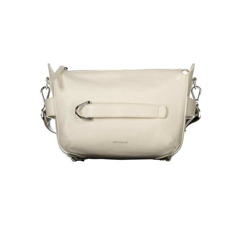 Coccinelle Gretel Bianco Leather Handbag for Women