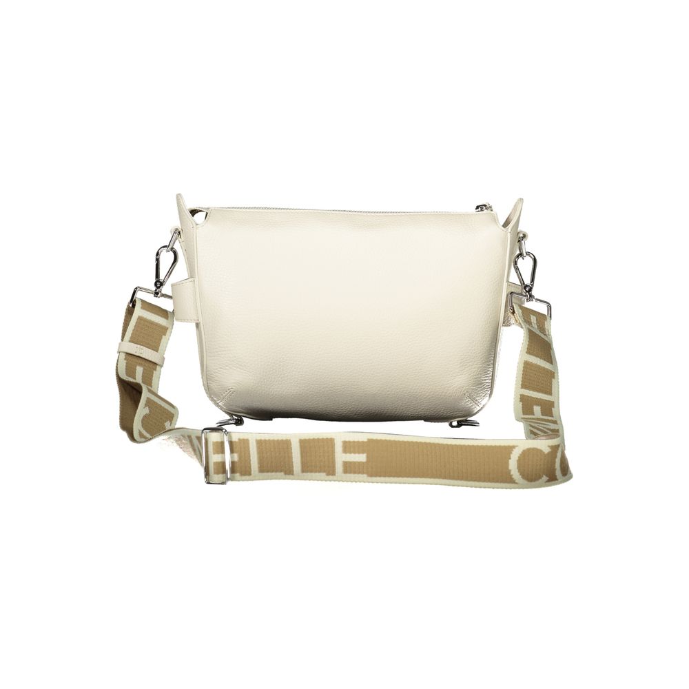 Coccinelle Gretel Bianco Leather Handbag for Women