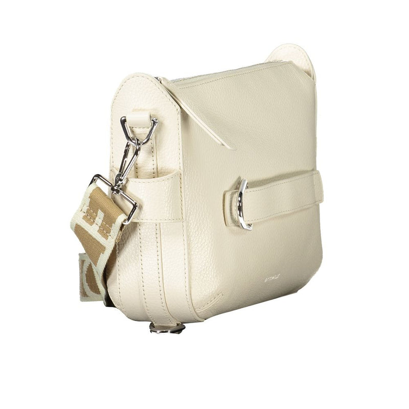 Coccinelle Gretel Bianco Leather Handbag for Women