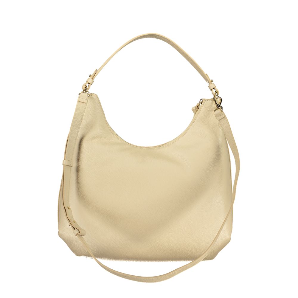 Coccinelle Beige Leather Handbag for Women