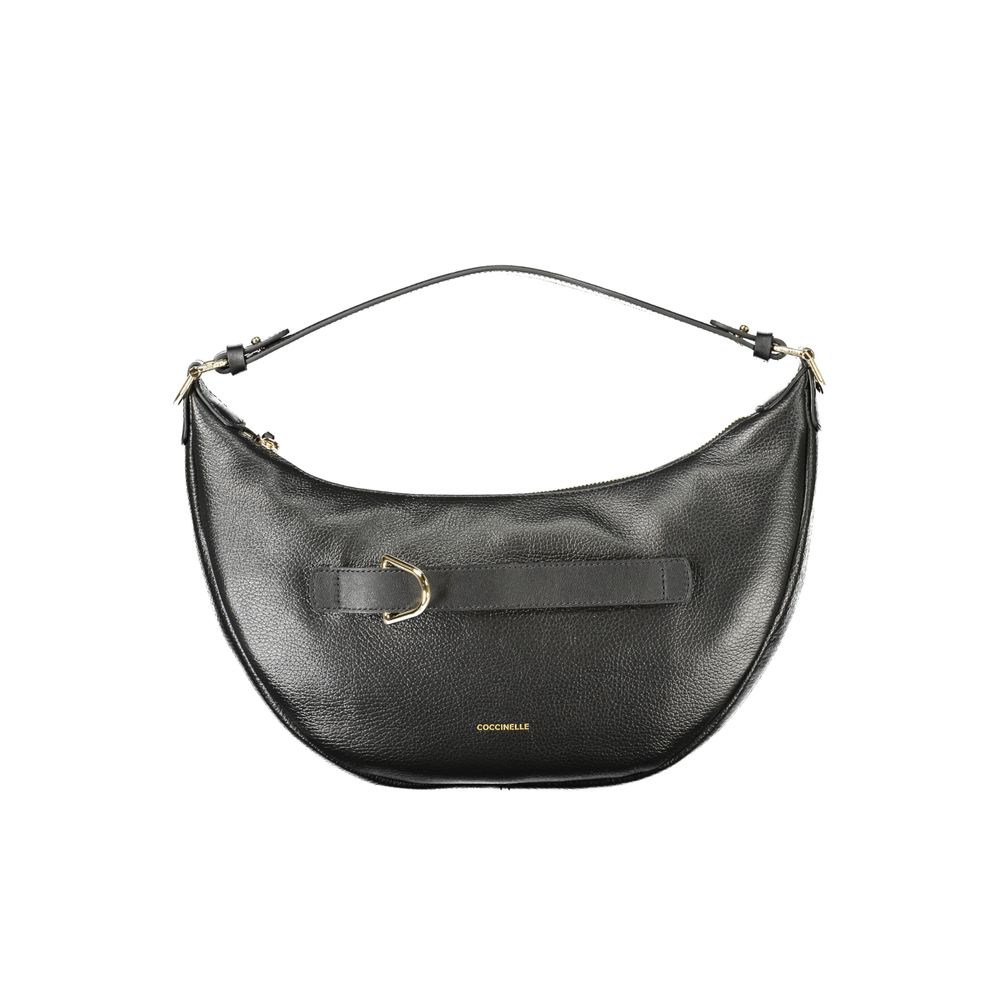 Coccinelle Black Leather Handbag for Women - CO-43484
