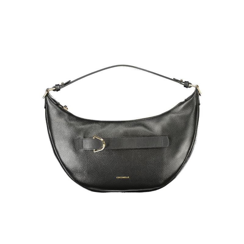 Coccinelle Black Leather Handbag for Women