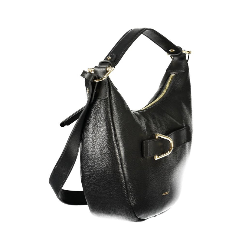 Coccinelle Black Leather Handbag for Women