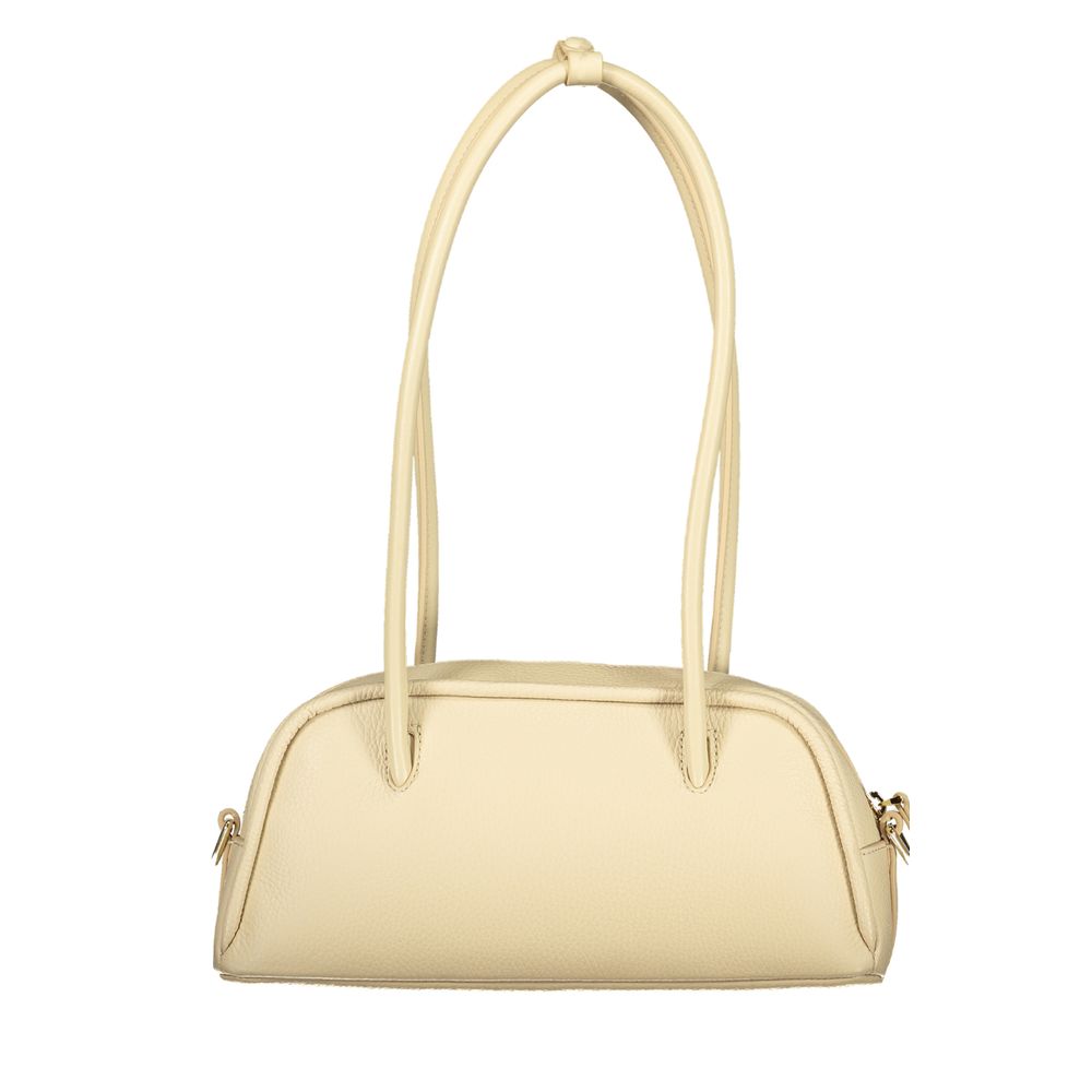 Coccinelle Beige Leather Handbag for Women
