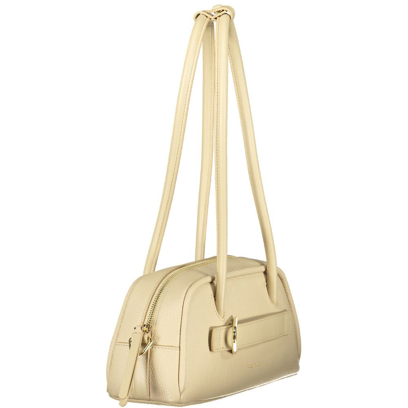 Coccinelle Beige Leather Handbag for Women