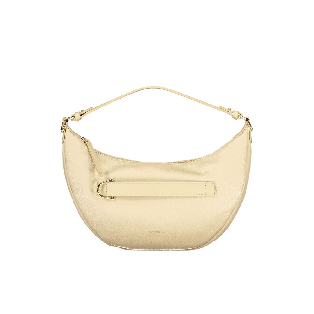 Coccinelle Beige Leather Handbag for Women