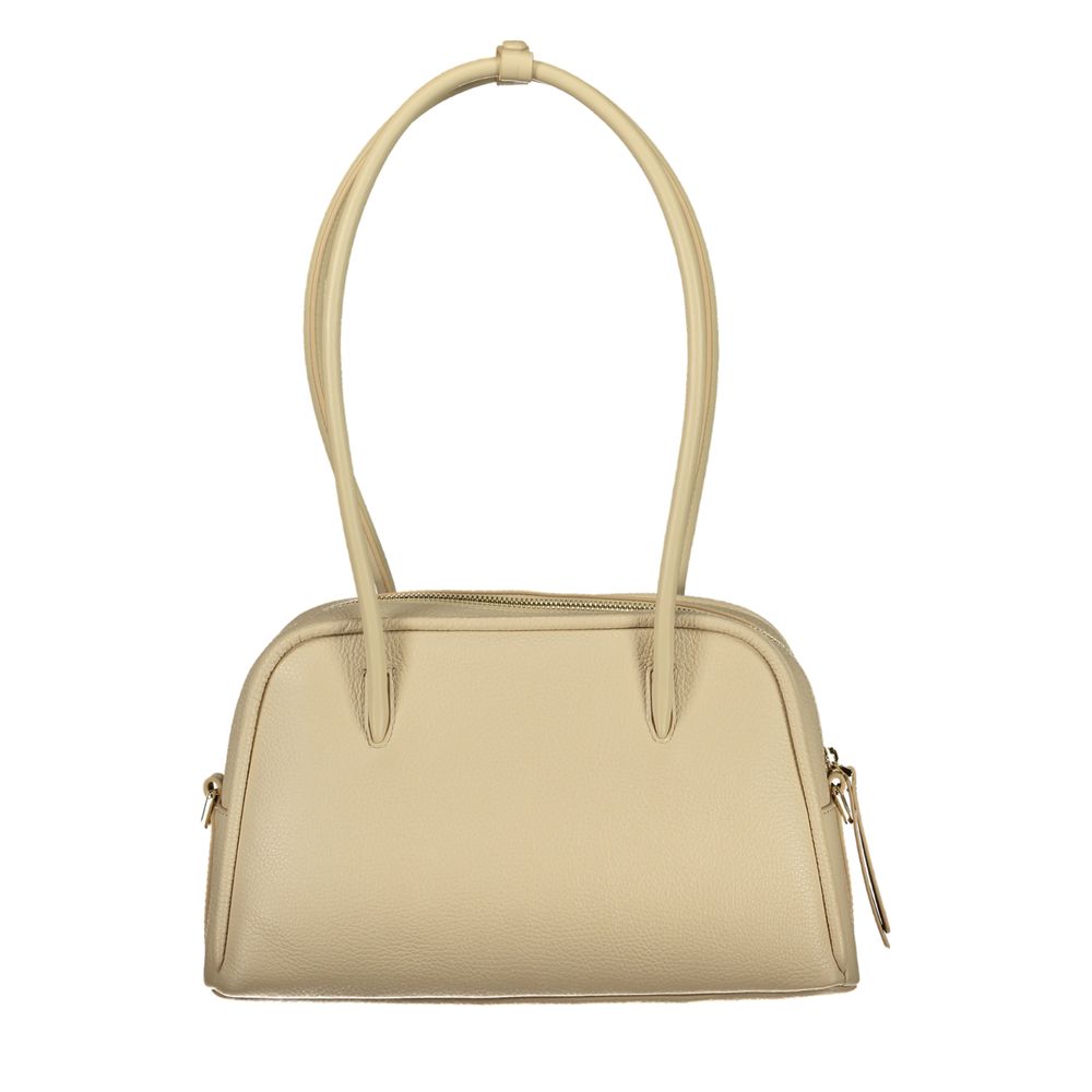 Coccinelle Beige Leather Handbag for Women
