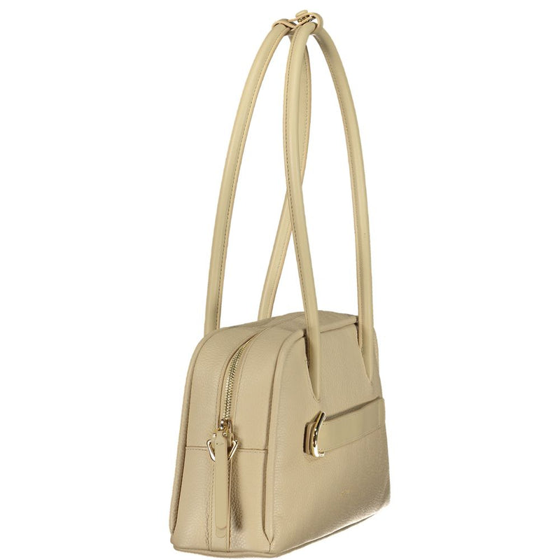 Coccinelle Beige Leather Handbag for Women