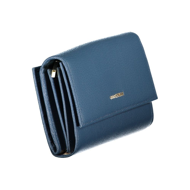 Coccinelle Blue Leather Women Wallet - Elegant and Functional