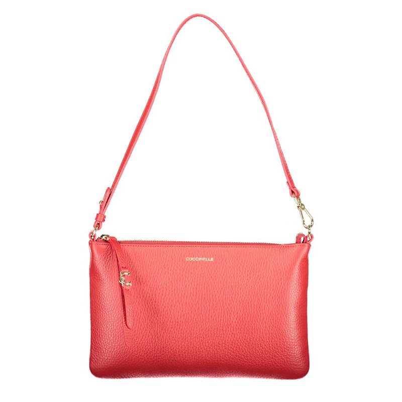 Coccinelle Red Leather Handbag for Women