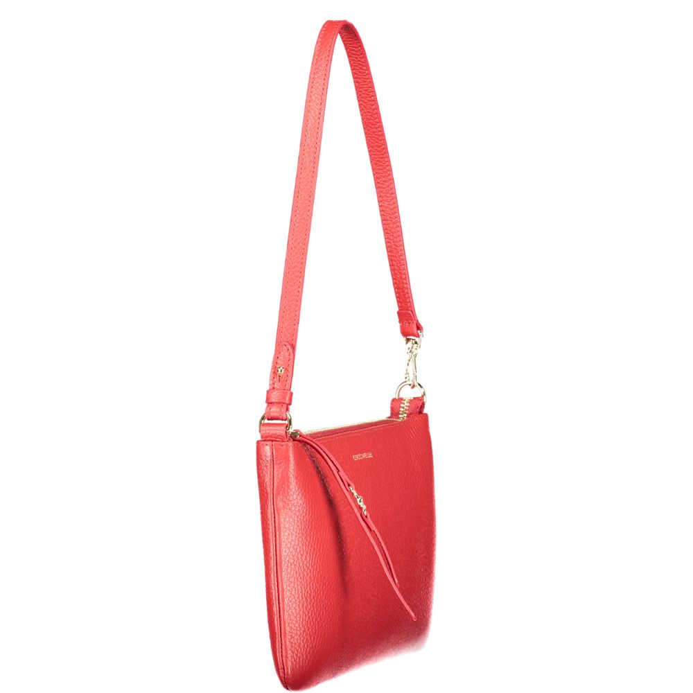 Coccinelle Red Leather Handbag for Women - Stylish & Chic