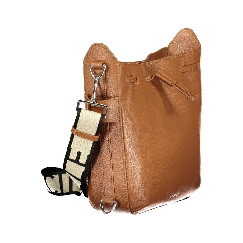 Coccinelle Marrone Pelle - Élégante Borsa pour Femme