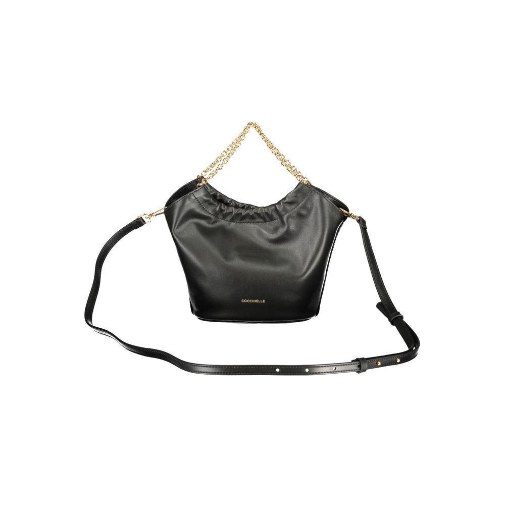 Coccinelle Black Leather Handbag for Women
