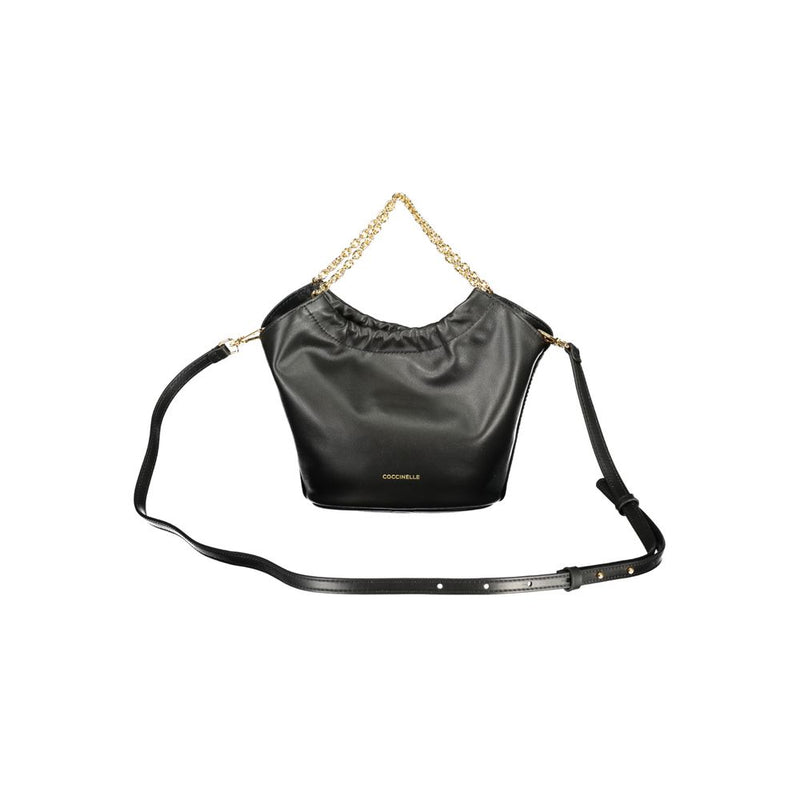 Coccinelle Black Leather Handbag for Women