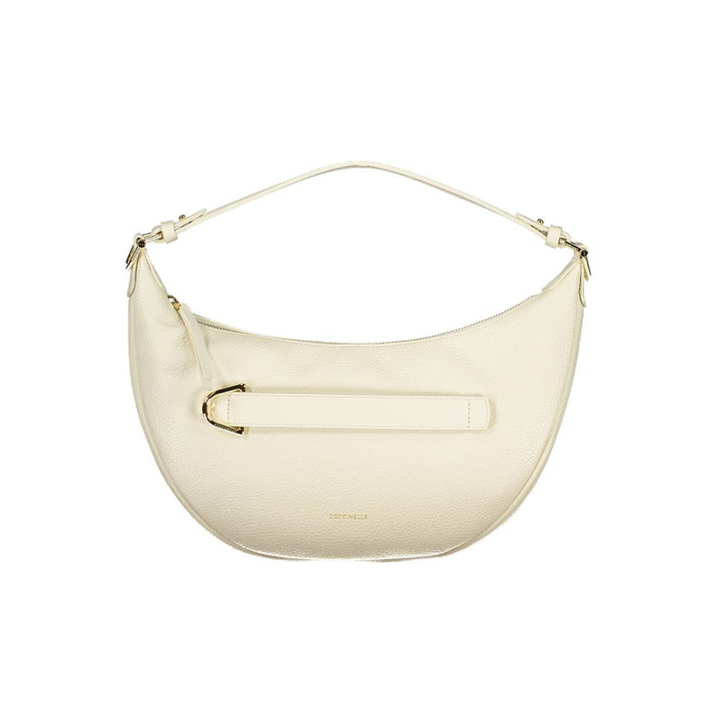 Coccinelle White Leather Handbag for Women
