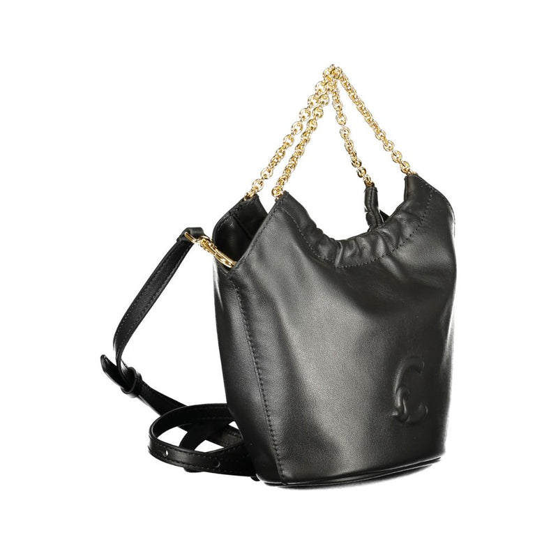 Coccinelle Black Leather Handbag for Women
