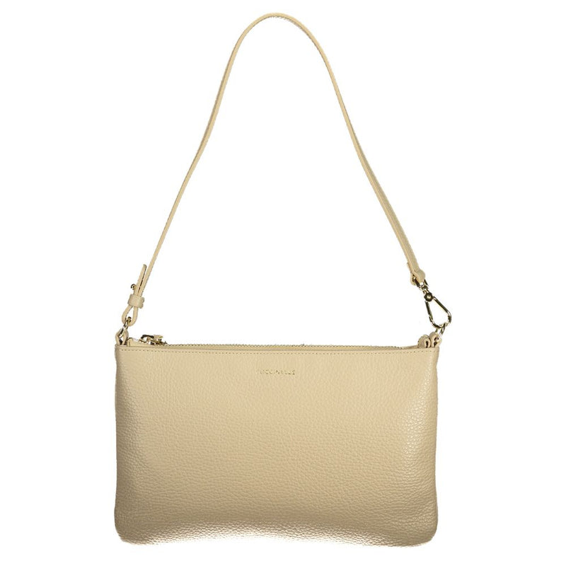 Coccinelle Beige Pelle Women Handbag - Elegance Redefined