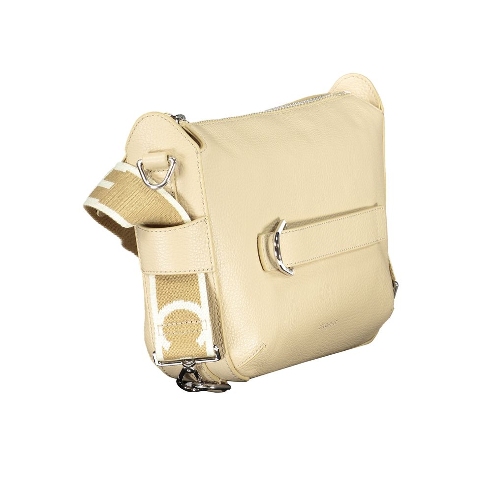 Coccinelle Beige Leather Women's Handbag