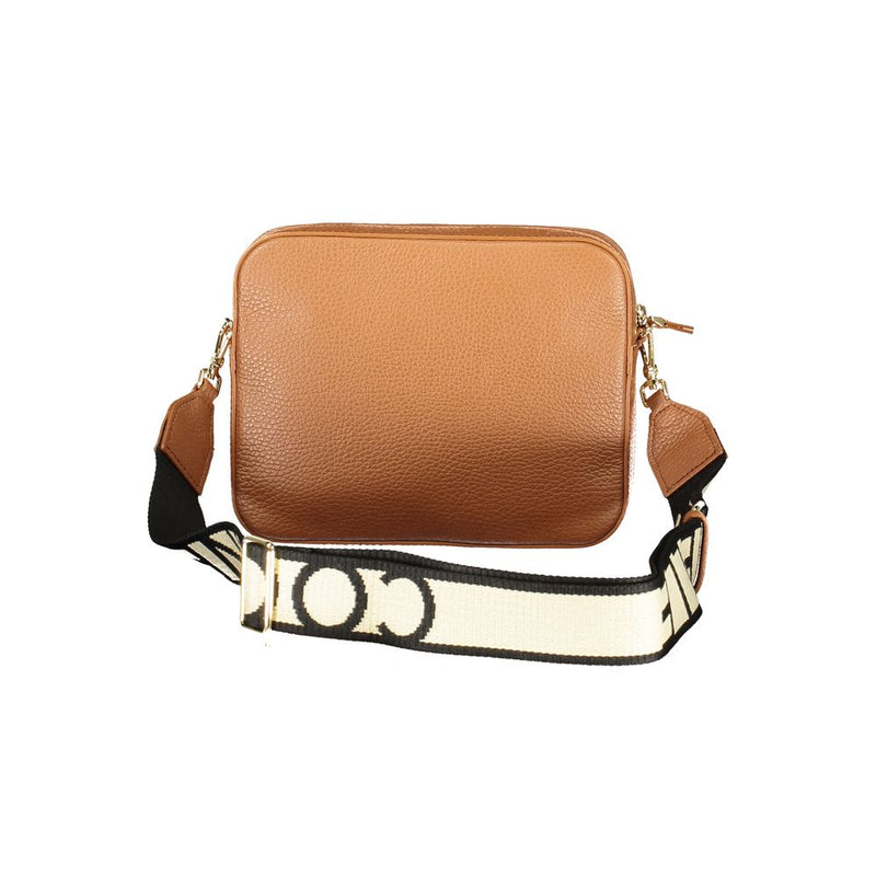 Coccinelle Marrone Pelle Sac à Main Femme