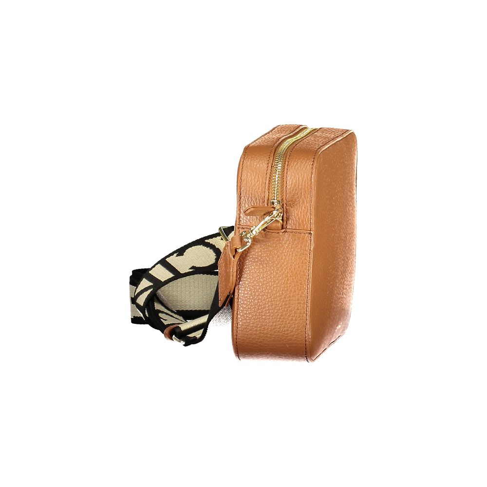 Coccinelle Marrone Pelle Sac à Main Femme