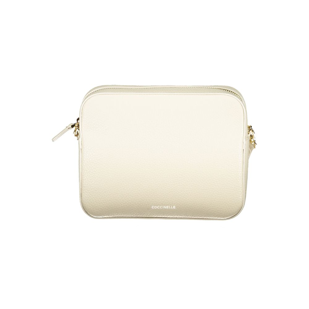 Coccinelle Bianco Pelle Handbag for Women
