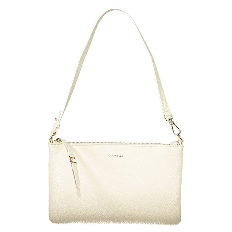 Coccinelle C-Easy Bianco Pelle Handbag for Women