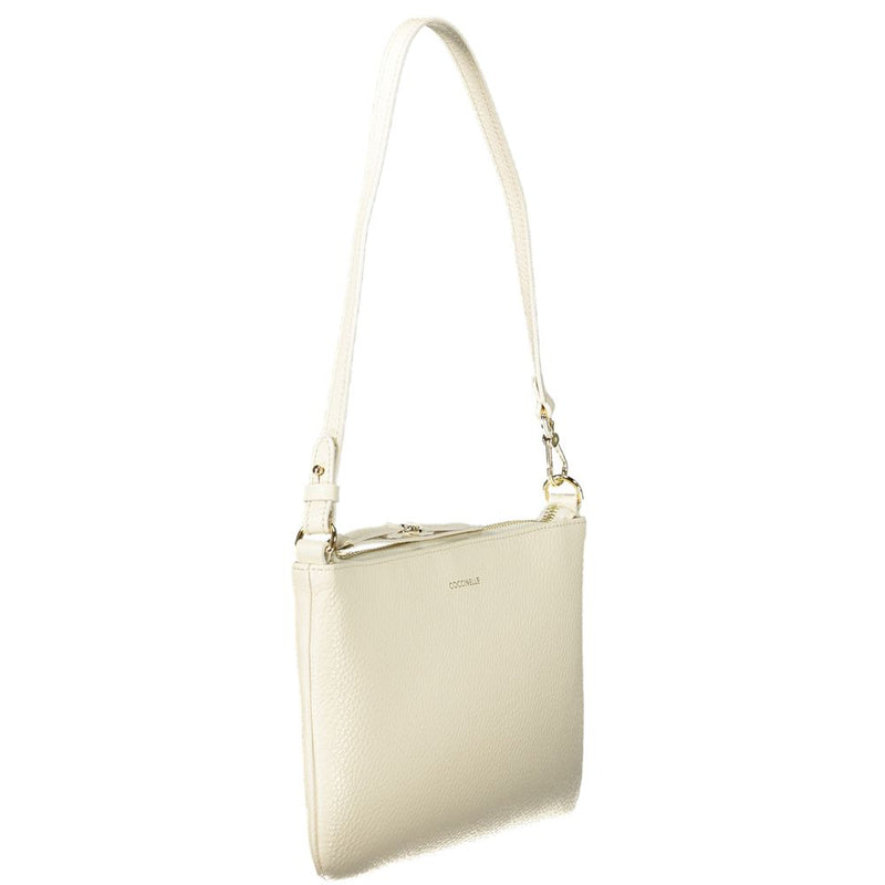 Coccinelle C-Easy Bianco Pelle Handbag for Women