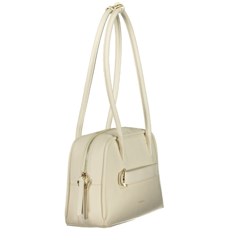Coccinelle Bianco Pelle Handbag for Women