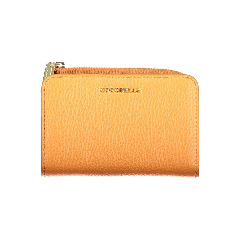 Coccinelle Arancione Leather Wallet for Women
