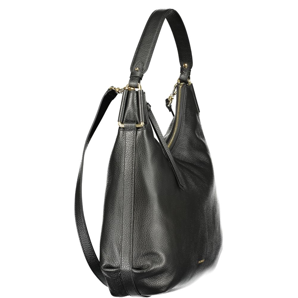 Coccinelle Nero Pelle Women's Handbag - Italian Luxury