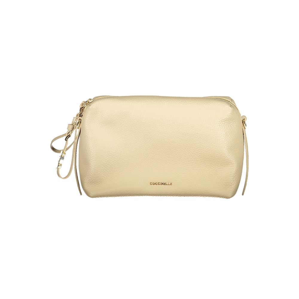 Coccinelle Beige Leather Handbag for Women - CO-43532
