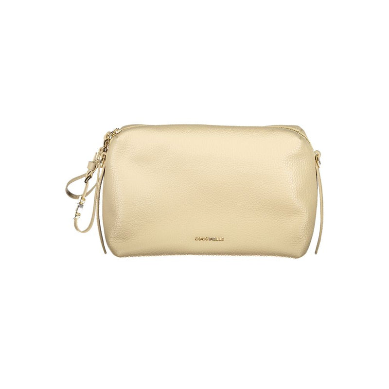 Coccinelle Beige Leather Handbag for Women