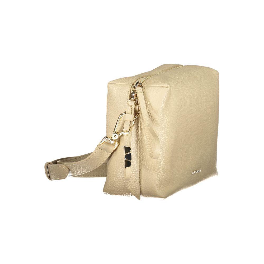 Coccinelle Beige Leather Handbag for Women - CO-43532