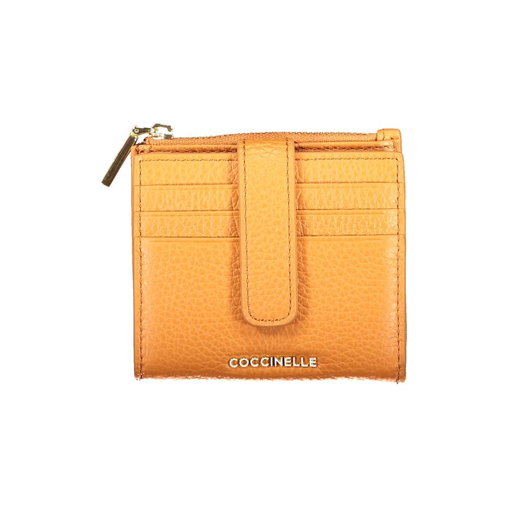 Coccinelle Arancione Pelle Women's Wallet - Stylish & Functional
