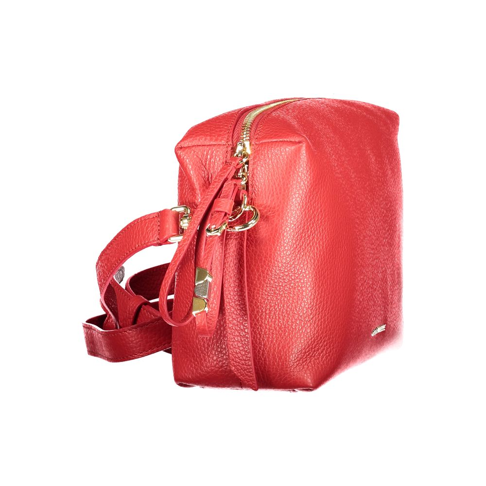 Coccinelle Rosso Pelle Women's Handbag - Timeless Elegance