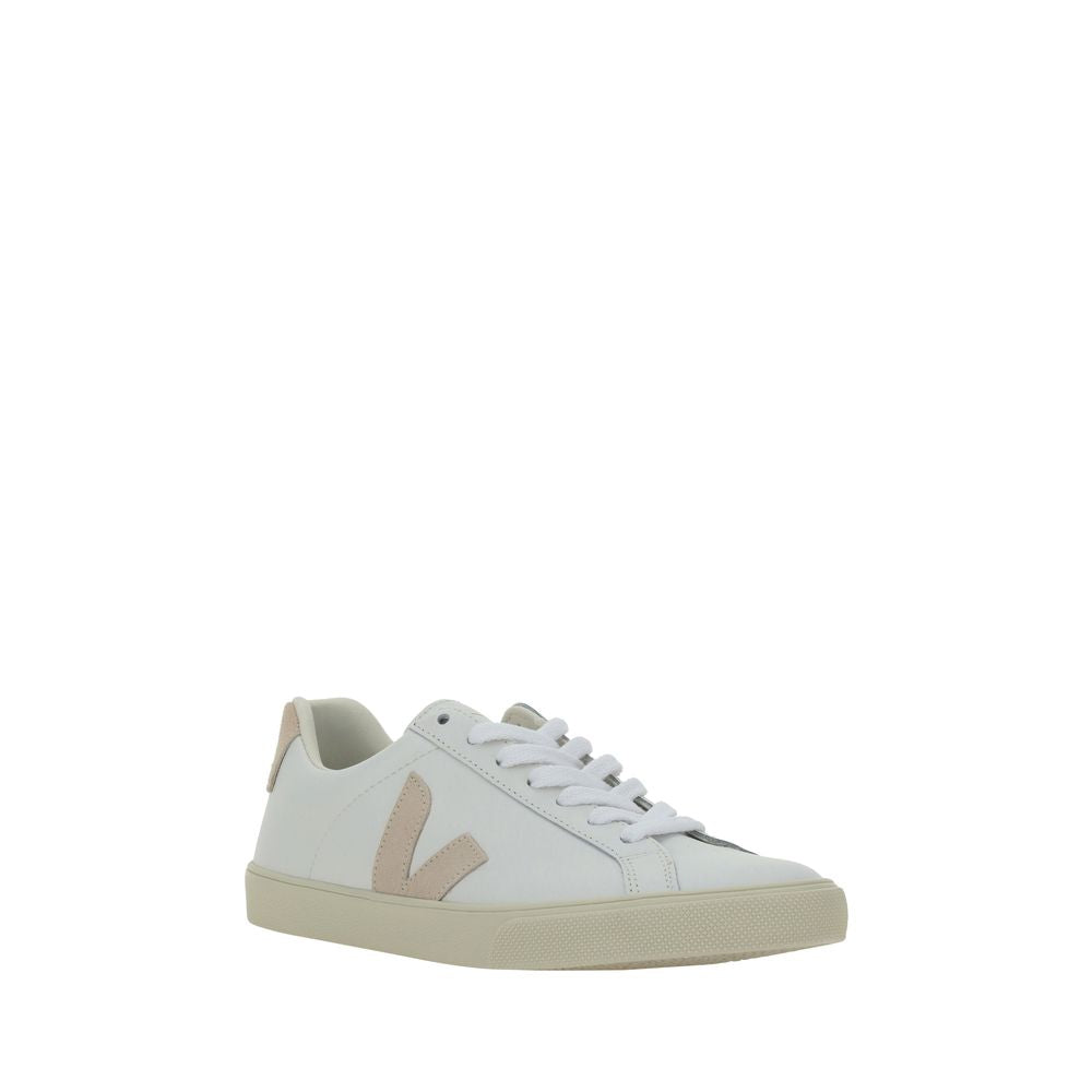Baskets basses Veja Bos Taurus en cuir de veau blanc